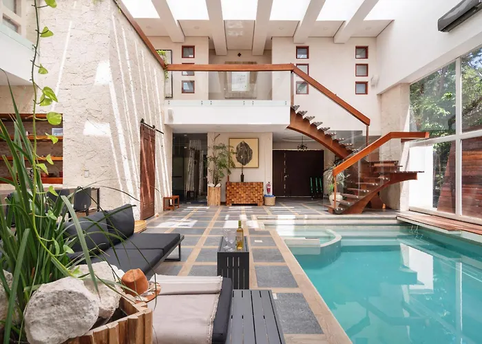 9br Luxury Aldea Zama, Private Pools & Gym! Pousada *