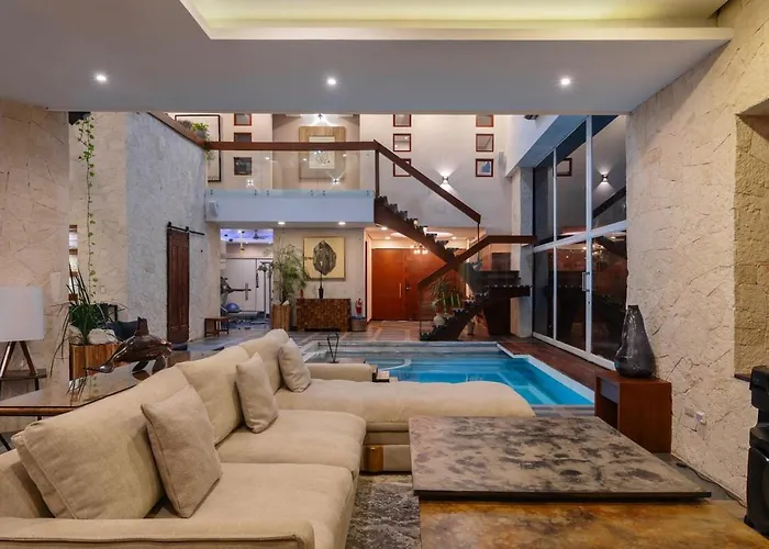 Pousada 9br Luxury Aldea Zama, Private Pools & Gym! *